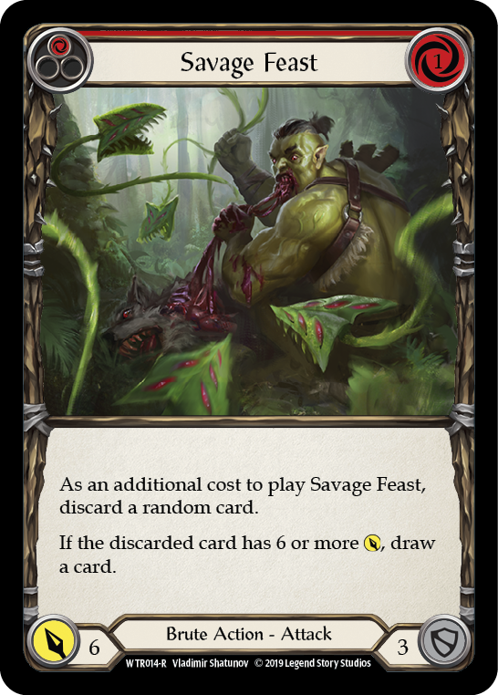 [A-WTR014-R]Savage Feast (Red)