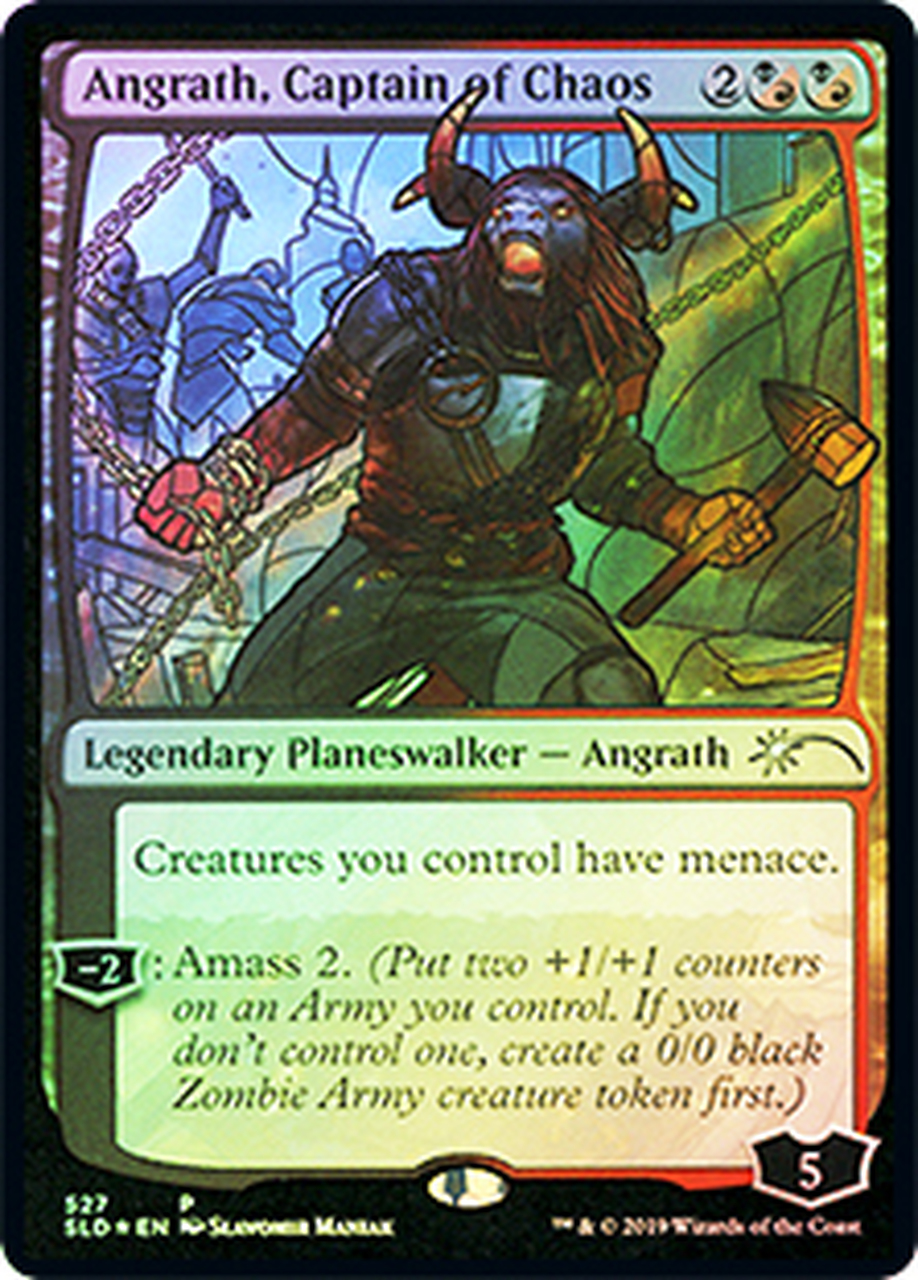 【Foil】(PSLD-UM)Angrath, Captain of Chaos/混沌の船長、アングラス