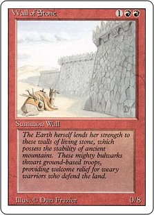 (3ED-UR)Wall of Stone/石の壁