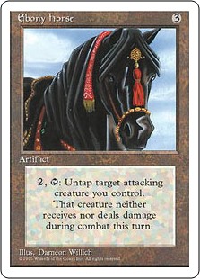 (4ED-RA)Ebony Horse/黒檀の馬