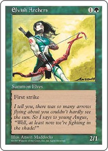 (5ED-RG)Elvish Archers/エルフの射手