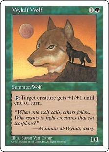 (5ED-RG)Wyluli Wolf/ワイルーリーの狼