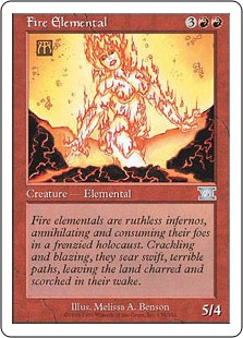 (6ED-UR)Fire Elemental/炎の精霊