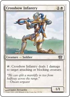 【Foil】(8ED-CW)Crossbow Infantry/弩弓歩兵