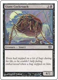 【Foil】(8ED-CB)Giant Cockroach/巨大ゴキブリ