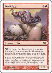 【Foil】(8ED-RR)Rukh Egg/ルフ鳥の卵