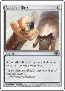 【Foil】(8ED-RA)Aladdin's Ring/アラジンの指輪