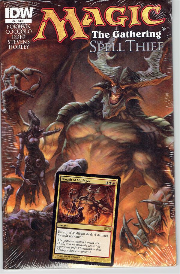 IDW Magic The Gathering Comic Book The Spell Thief Issue #4 Regular cover