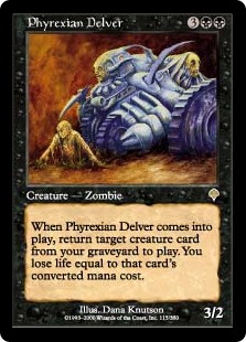(INV-RB)Phyrexian Delver/ファイレクシアの発掘者