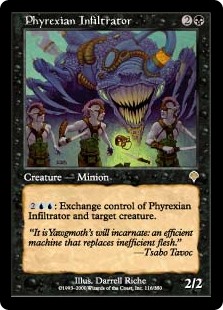 【Foil】(INV-RB)Phyrexian Infiltrator/ファイレクシアの浸透者
