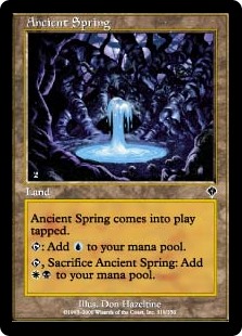 【Foil】(INV-CL)Ancient Spring/古き泉
