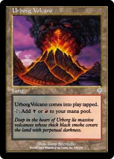 【Foil】(INV-UL)Urborg Volcano/アーボーグの火山
