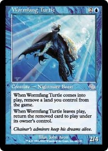 【Foil】(JUD-UU)Wormfang Turtle/寄生牙の亀