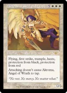 【Foil】(LGN-RW)Akroma, Angel of Wrath/怒りの天使アクローマ
