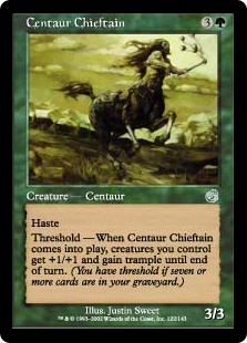 【Foil】(TOR-UG)Centaur Chieftain/ケンタウルスの酋長