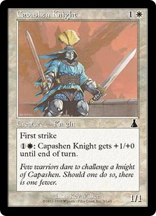 【Foil】(UDS-CW)Capashen Knight/キャパシェンの騎士