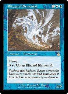 【Foil】(UDS-RU)Blizzard Elemental/吹雪の精霊
