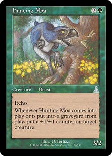 【Foil】(UDS-UG)Hunting Moa/狩りをする恐鳥