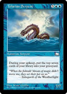 (WTH-RU)Tolarian Serpent/トレイリアの大海蛇