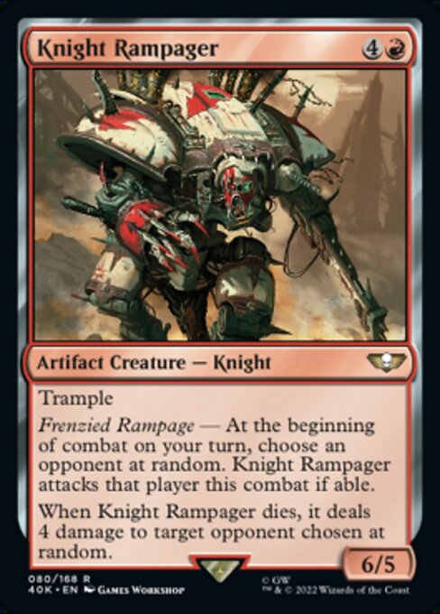 (40K-RR)Knight Rampager/ナイト・ランペイジャー