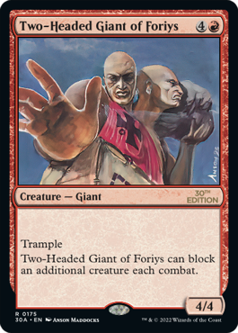 (30A-RR)Two-Headed Giant of Foriys