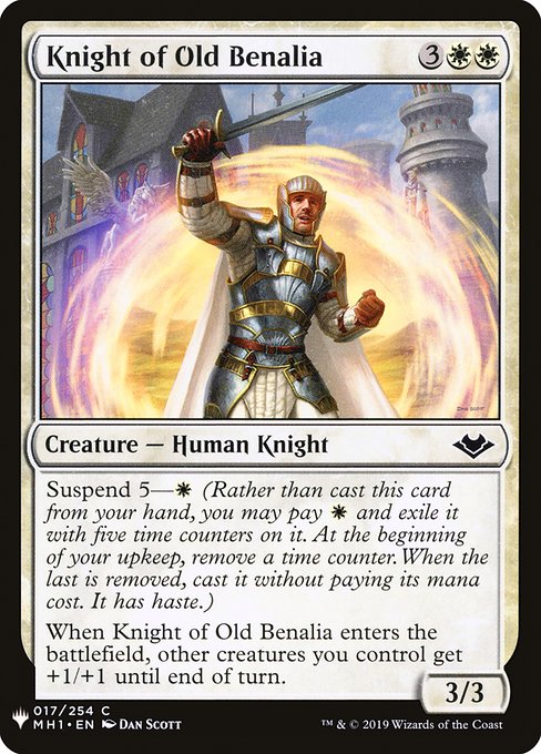 (MB1-CW)Knight of Old Benalia/旧ベナリアの騎士