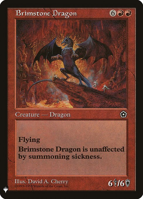 (MB1-RR)Brimstone Dragon/硫黄のドラゴン