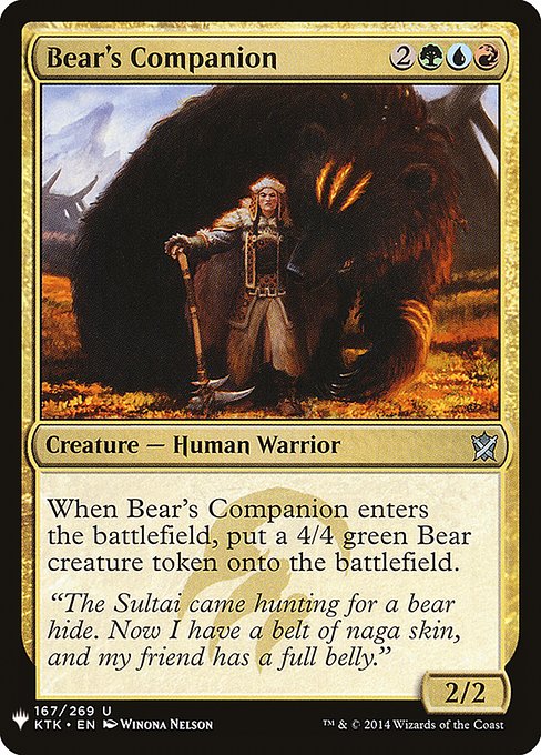 (MB1-UM)Bear's Companion/熊の仲間