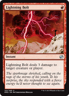 【Foil】(MM2-UR)Lightning Bolt/稲妻