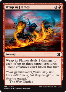 【Foil】(MM2-CR)Wrap in Flames/炎の覆い