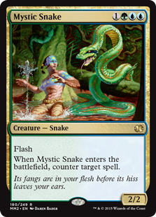 【Foil】(MM2-RM)Mystic Snake/神秘の蛇