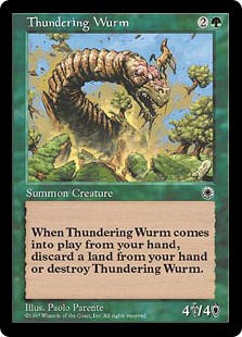 (POR-RG)Thundering Wurm/轟きのワーム
