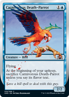 (UND-CU)Carnivorous Death-Parrot