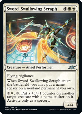 【Foil】(UNF-UW)Sword-Swallowing Seraph