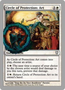 【Foil】(UNH-CW)Circle of Protection: Art