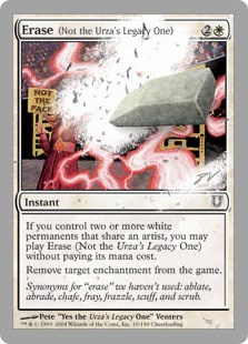 【Foil】(UNH-CW)Erase (Not the Urza's Legacy One)