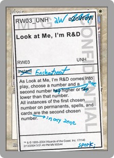 【Foil】(UNH-RW)Look at Me, I'm R&D