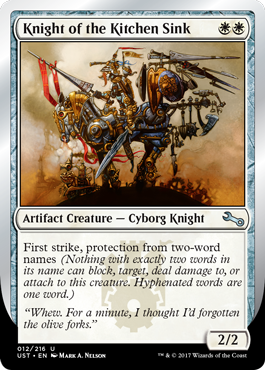(UST-UW)Knight of the Kitchen Sink (E)
