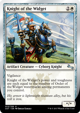 【Foil】(UST-UW)Knight of the Widget