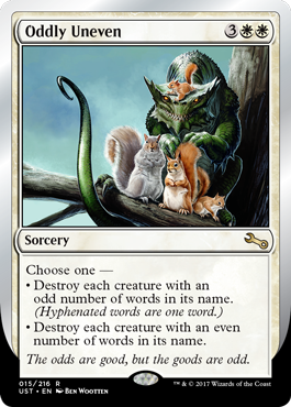 (UST-RW)Oddly Uneven