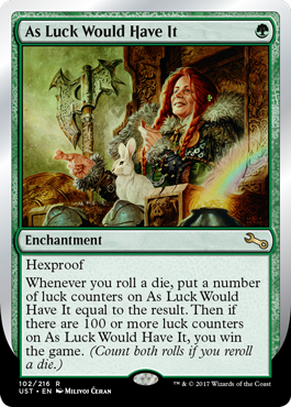 【Foil】(UST-RG)As Luck Would Have It