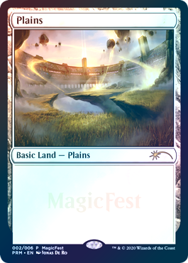 【Foil】(Promo-MagicFest)Plains/平地 (2020年)