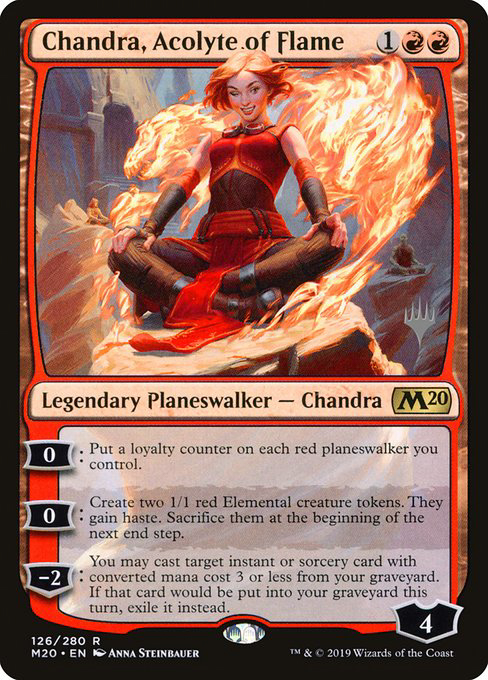 (Promo_Pack-RR)Chandra, Acolyte of Flame/炎の侍祭、チャンドラ