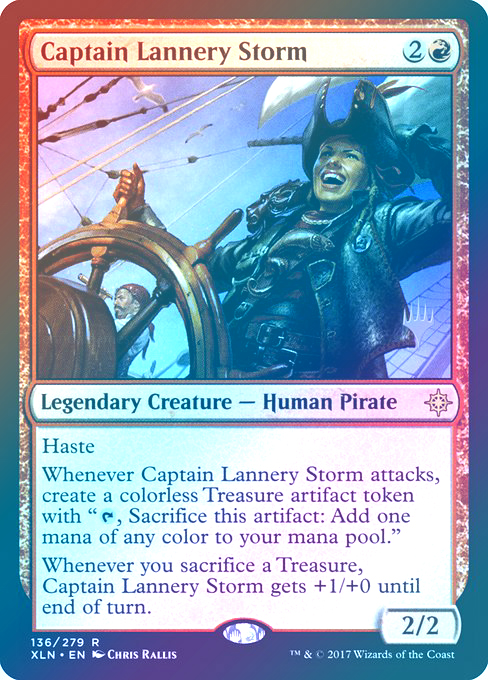【Foil】(Promo_Pack-RR)Captain Lannery Storm/風雲船長ラネリー