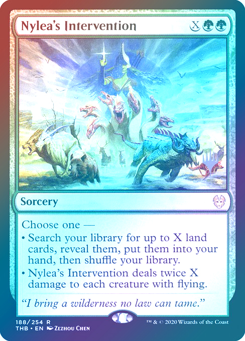 【Foil】(Promo_Pack-RG)Nylea's Intervention/ナイレアの介入