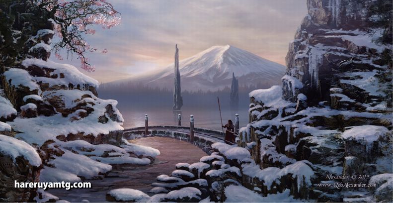 【再販版】【日本サイズ】Rob Alexander プレイマット 四季シリーズ 「冬の朝日」