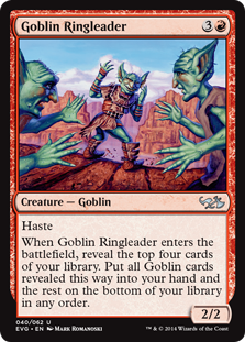 (DD3_EVG-UR)Goblin Ringleader/ゴブリンの首謀者