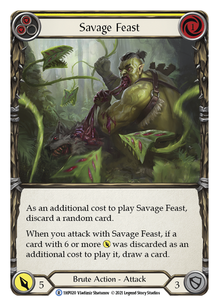 [N-1HP020-R]Savage Feast (Yellow)