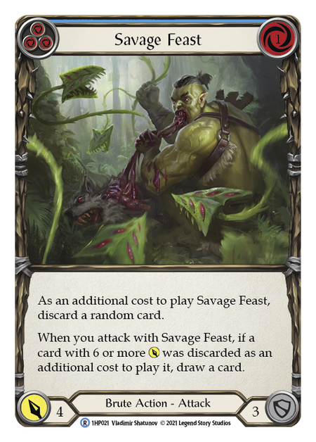 [N-1HP021-R]Savage Feast (Blue)