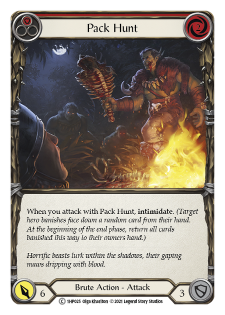 [N-1HP025-C]Pack Hunt (Red)